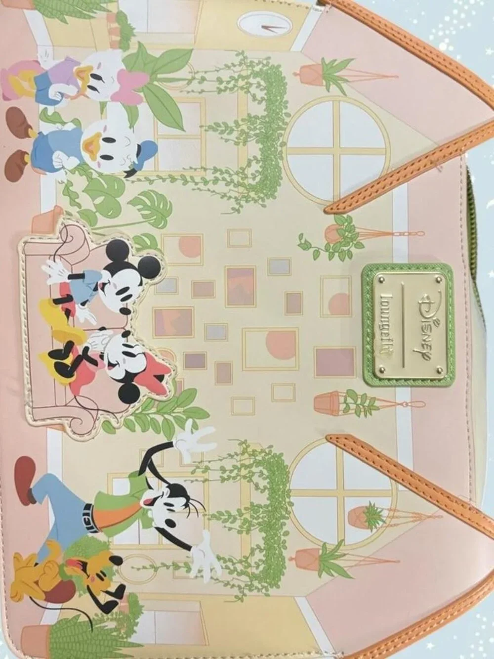 Disney x Loungefly Mickey and Minnie Mouse and Friends House Backpack & Wallet